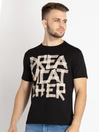 Mens Printed Round Neck T-shirt
