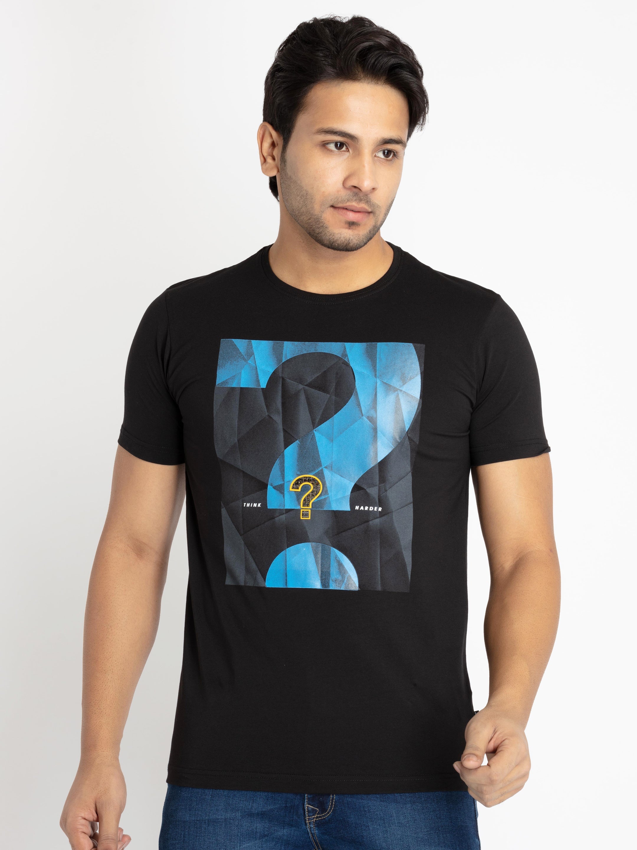 Status Quo |Men's Solid T-shirt - 3XL, 4XL, 5XL