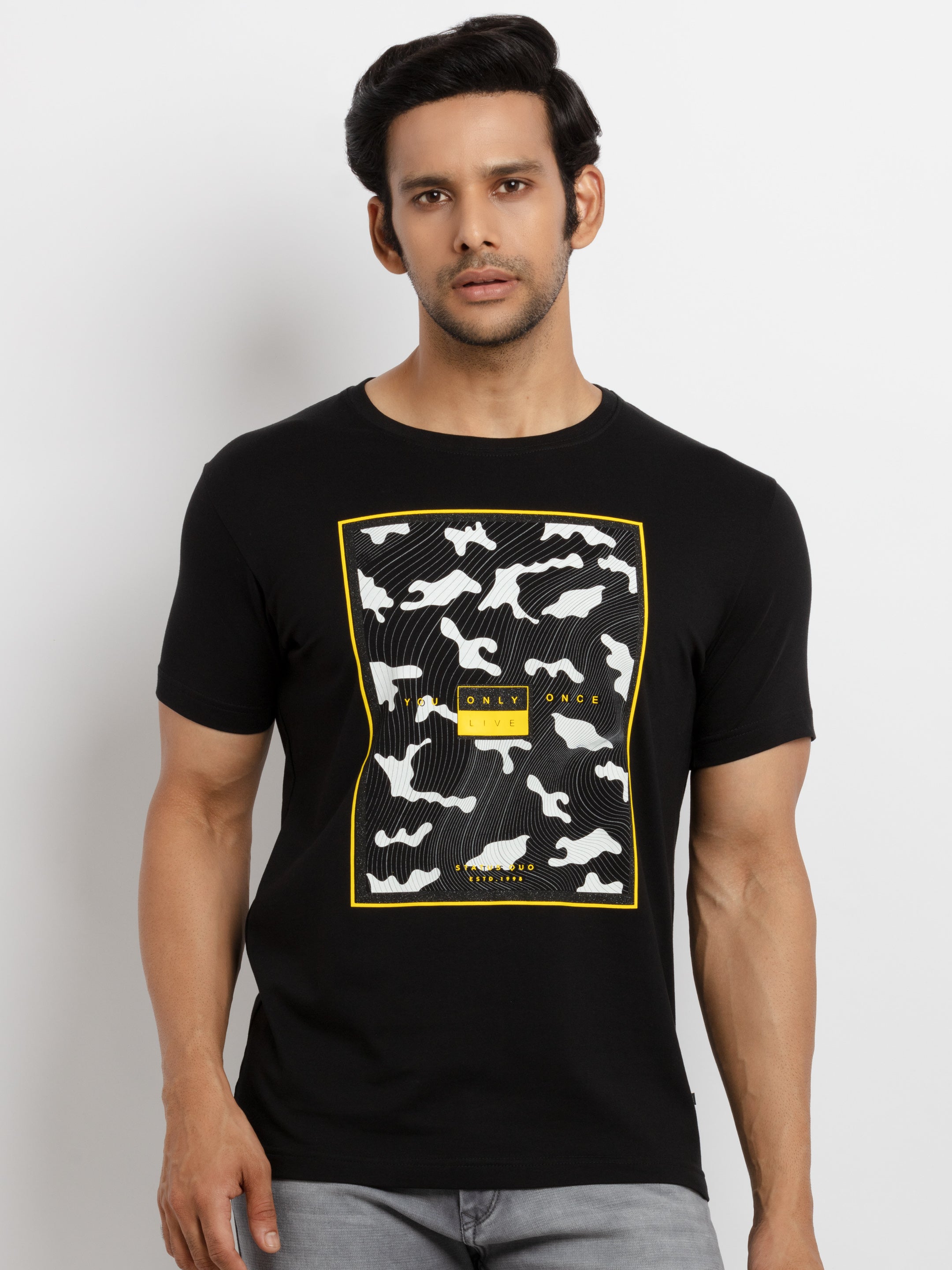 Status Quo |Men's Printed Polo T-shirt - S, M, L, XL, XXL