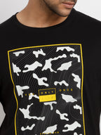 Mens Printed Round Neck T-shirt