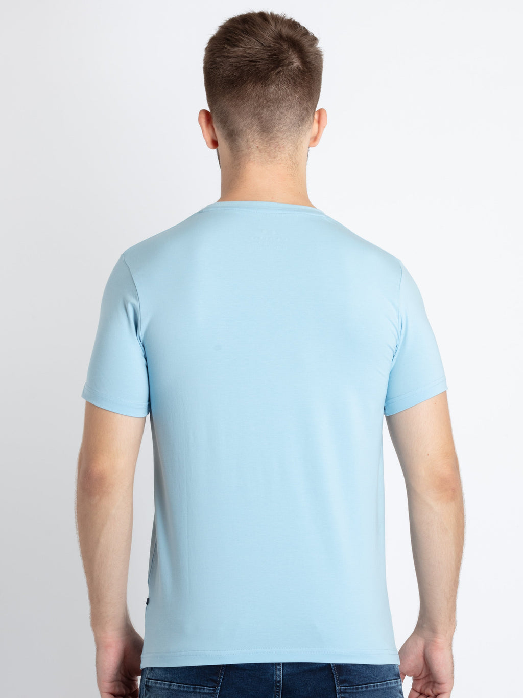 Mens Printed Round Neck T-Shirt