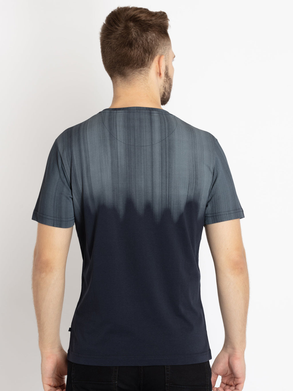 Mens Printed Round Neck T-shirt