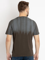 Mens Printed Round Neck T-shirt