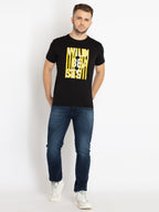 Mens Printed Round Neck T-shirt