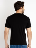 Mens Printed Round Neck T-shirt