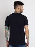 Mens Printed Round Neck T-shirt
