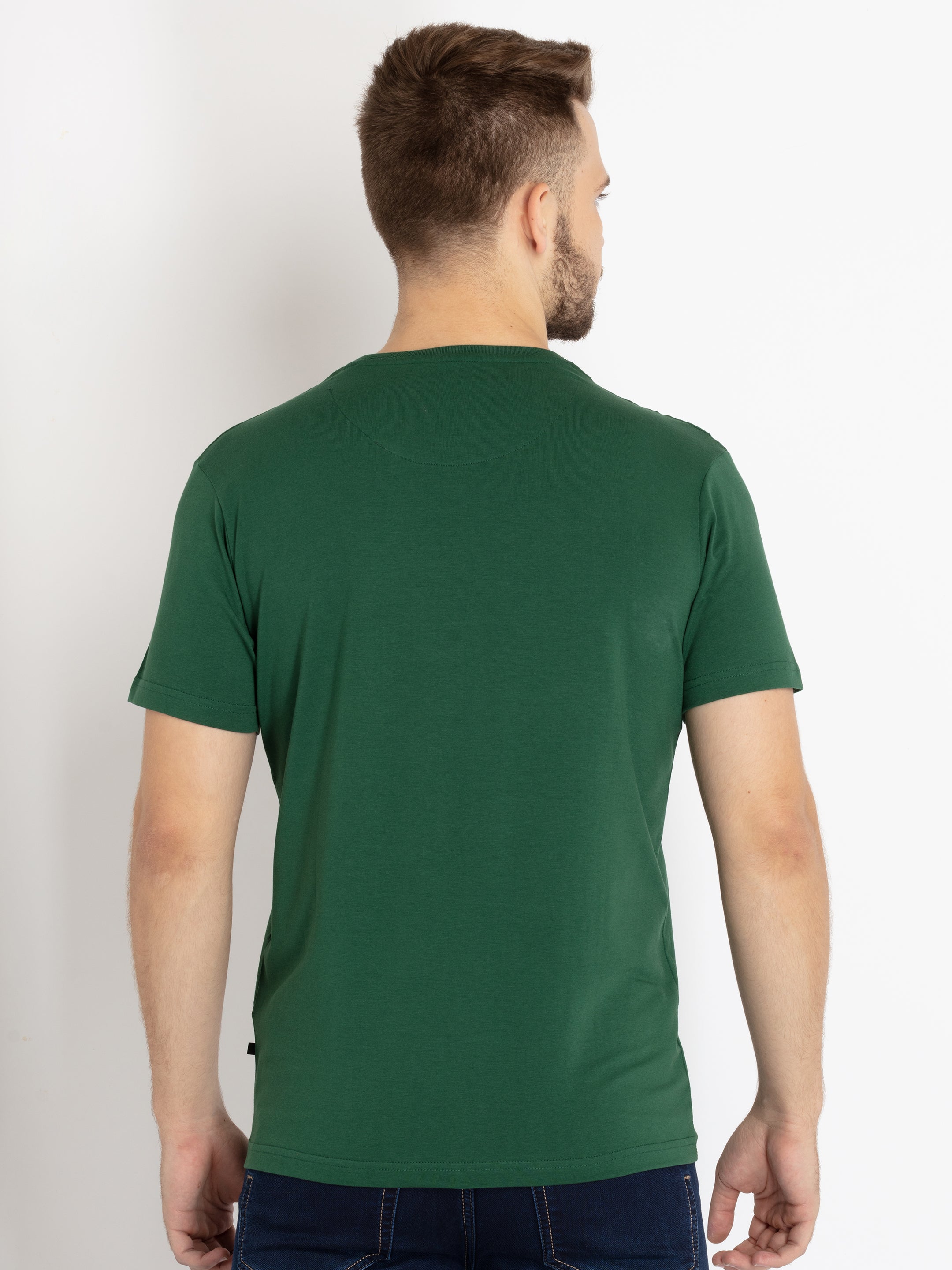 Mens Printed Round Neck T-shirt