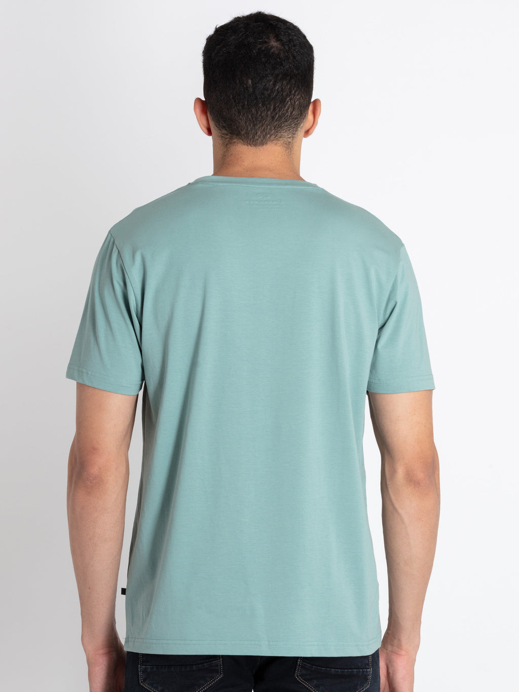 Mens Printed Round Neck T-Shirt
