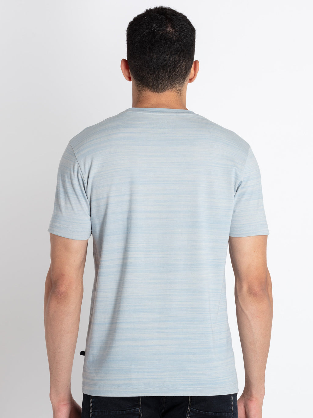 Mens All Over Printed Round Neck T-Shirt
