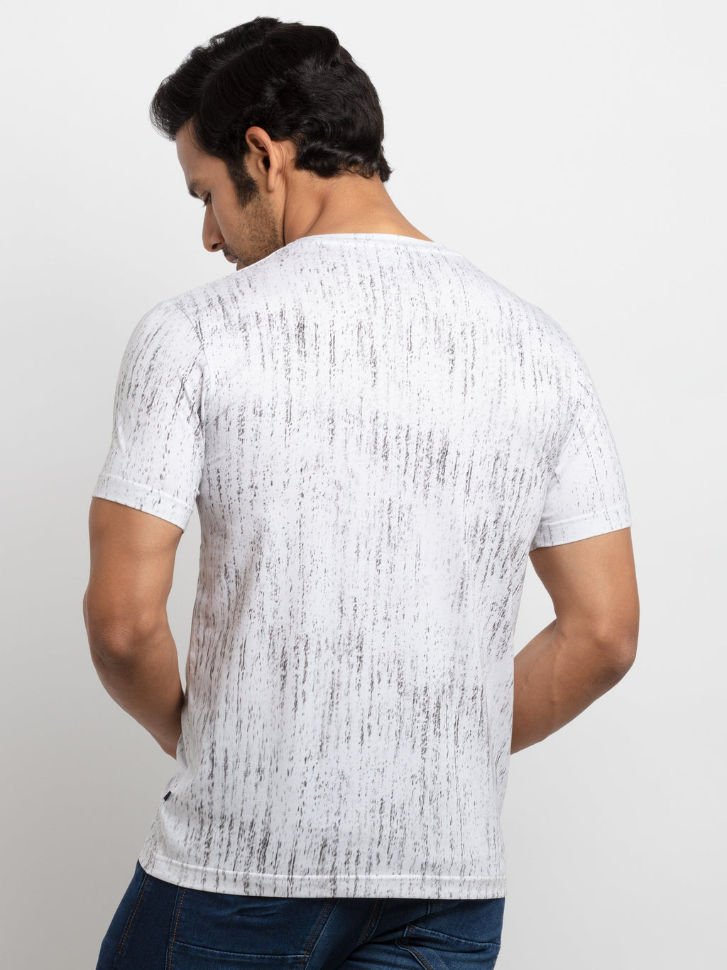 Mens Printed Round Neck Tshirt