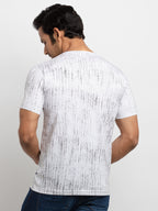 Mens Printed Round Neck Tshirt