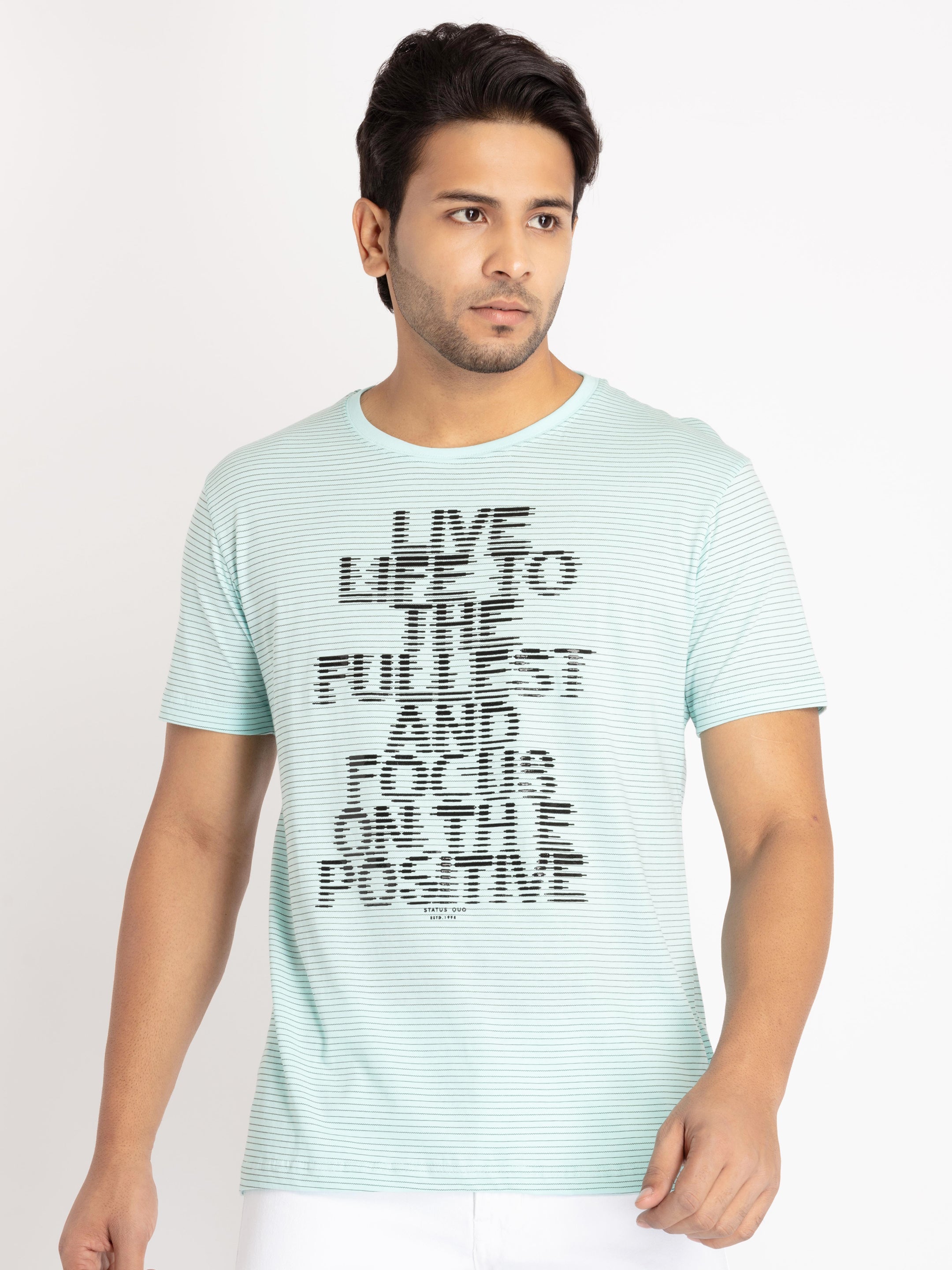 Status Quo |Men's Solid T-shirt - S, M, L, XL, XXL