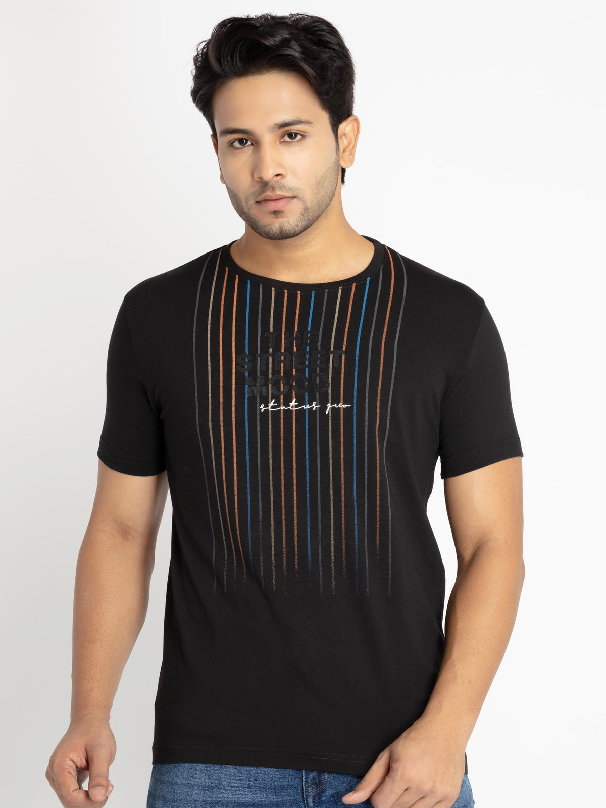 Status Quo |Men's Solid T-shirt - S, M, L, XL, XXL