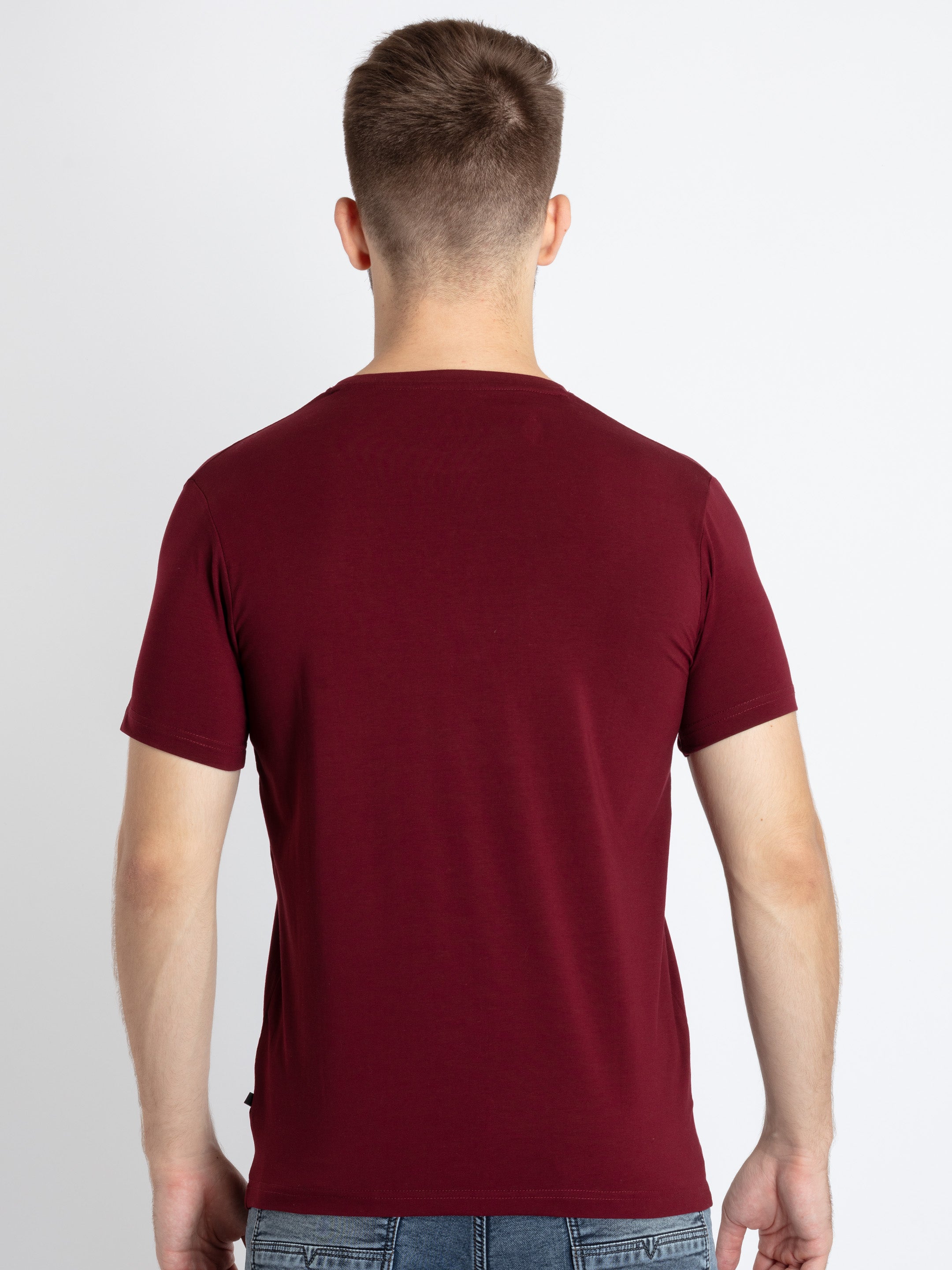 Mens Printed Round Neck T-Shirt