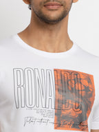 Mens Printed Round Neck T-shirt
