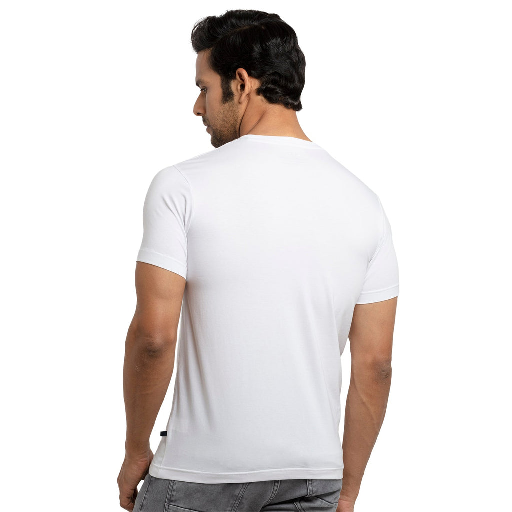 Mens Printed  Round Neck T-shirt