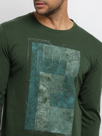 Mens Printed Full Sleeves T-shirt