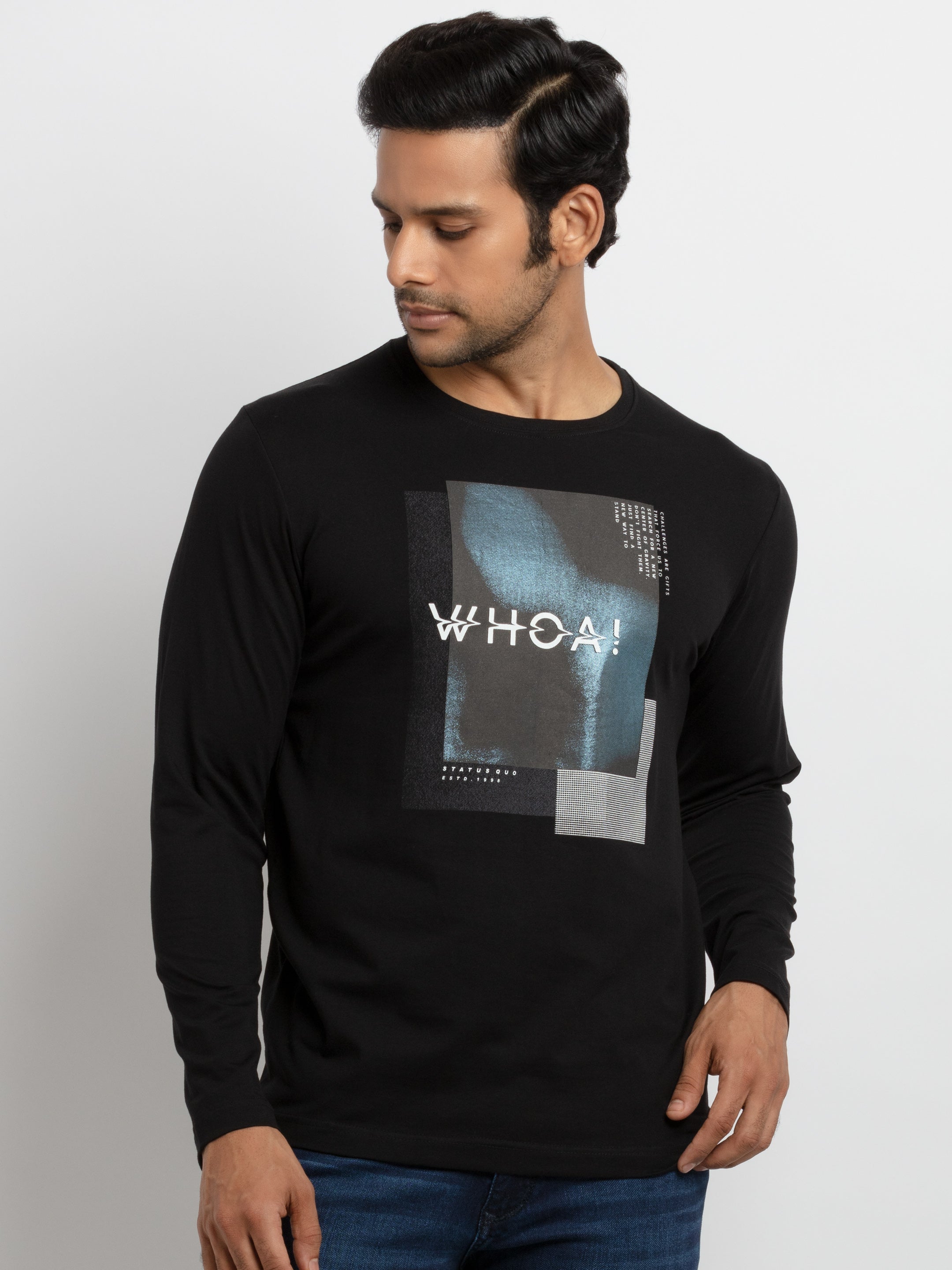 Status Quo |Men's Printed Polo T-shirt - S, M, L, XL, XXL