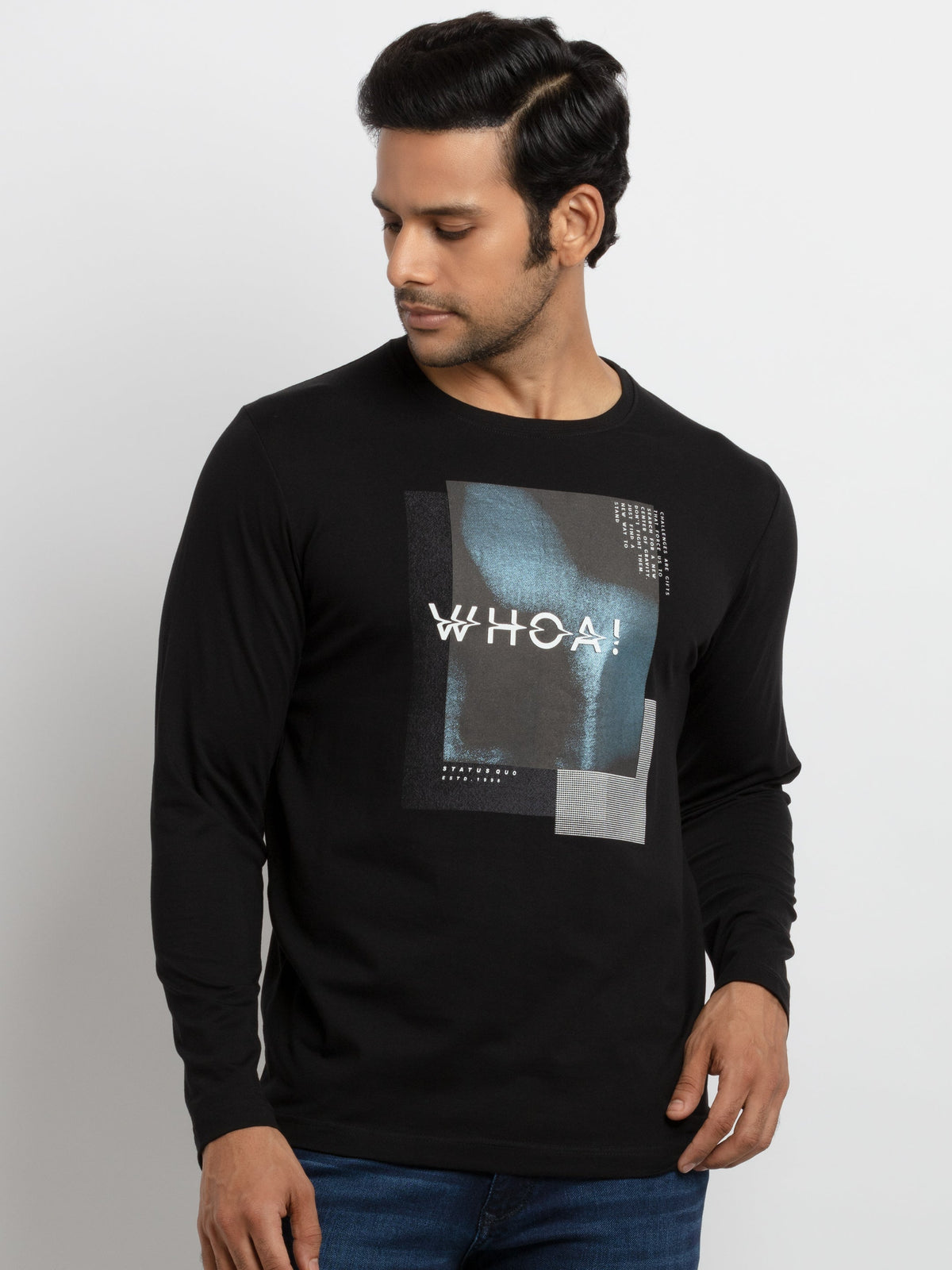 Status Quo |Men's Printed Polo T-shirt - S, M, L, XL, XXL