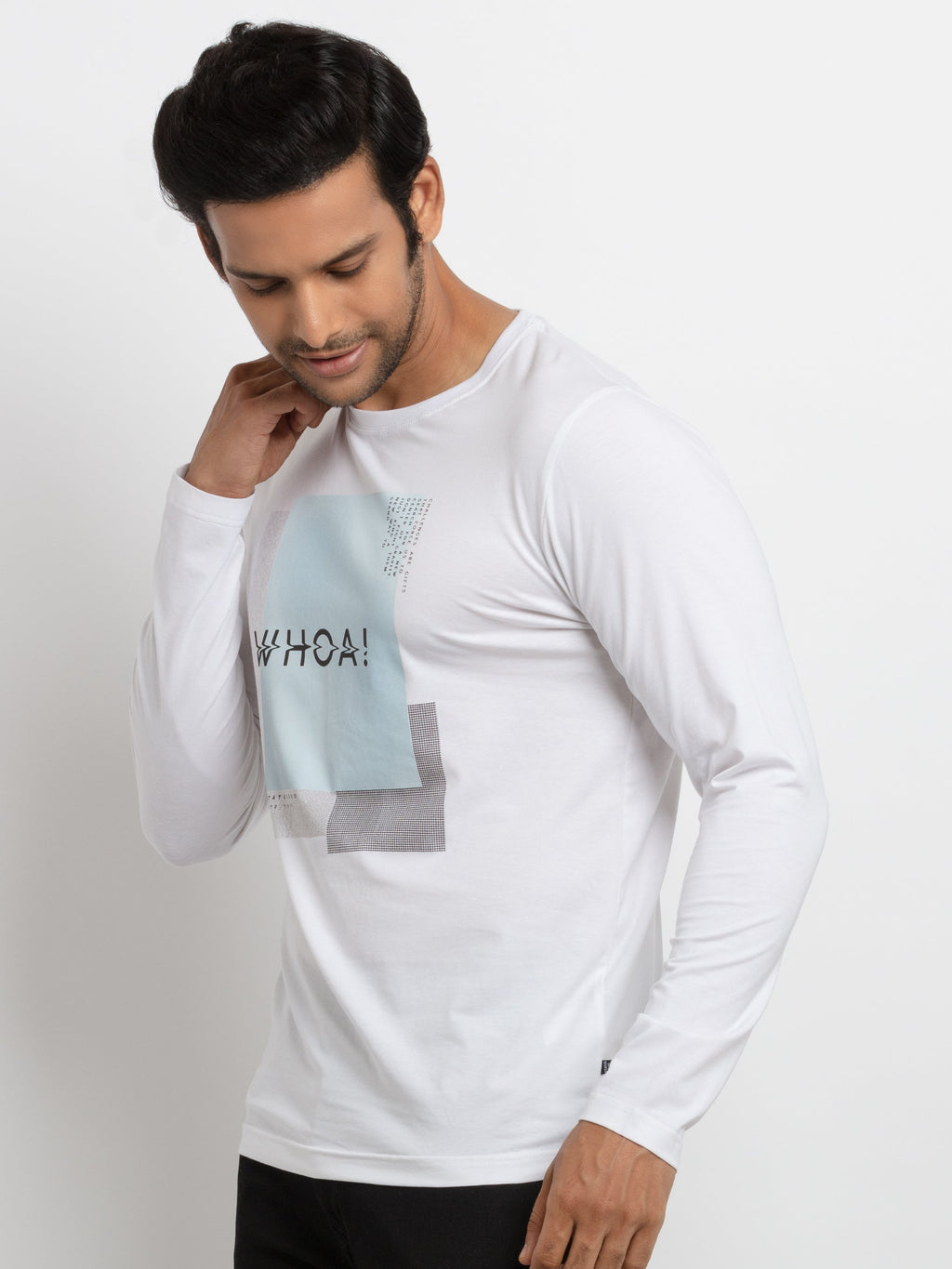 Mens Printed Full Sleeves T-shirt