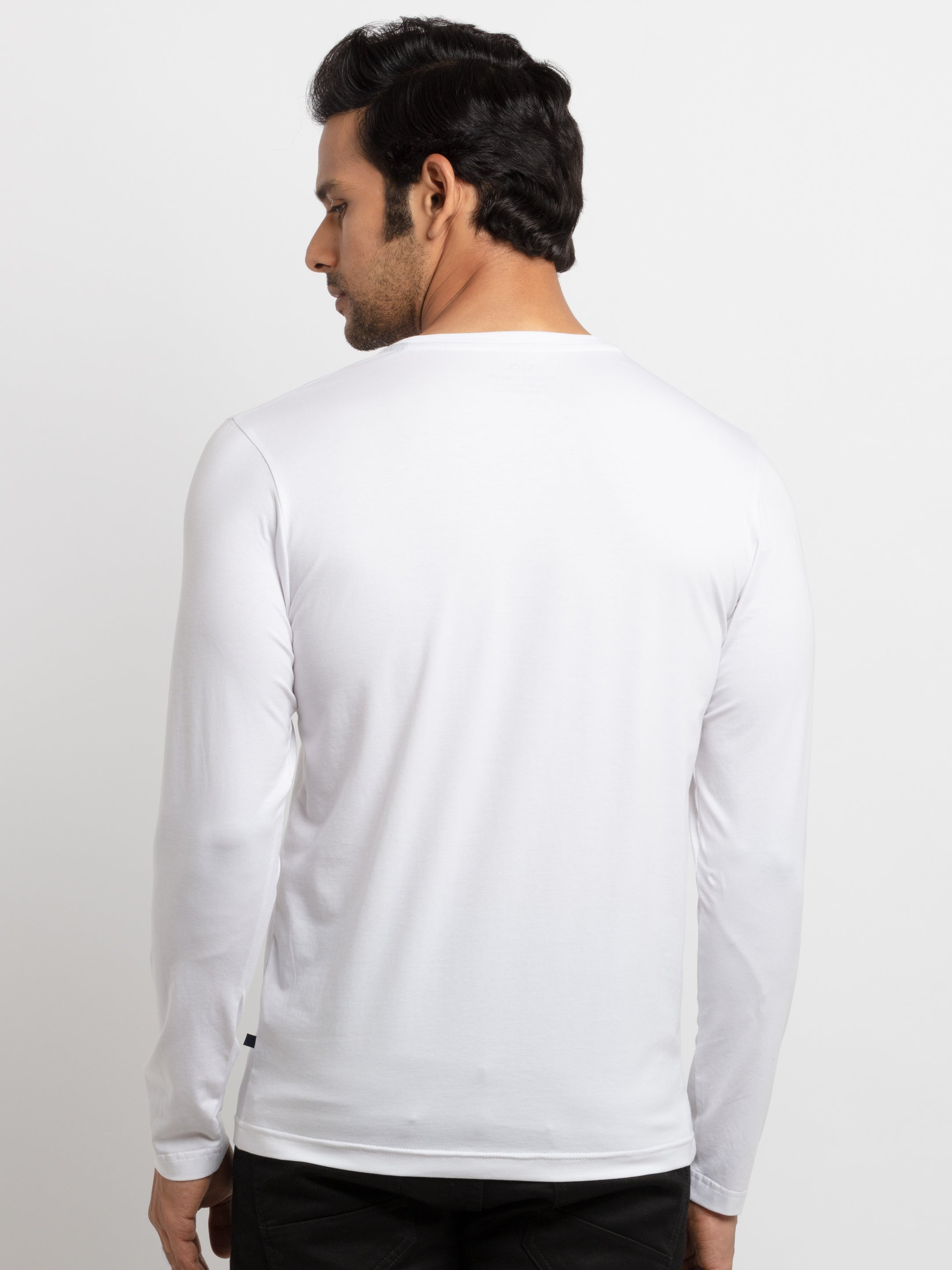 Mens Printed Full Sleeves T-shirt