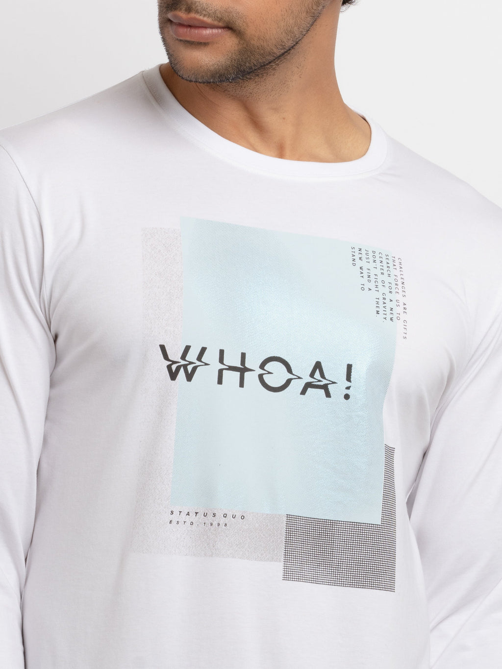 Mens Printed Full Sleeves T-shirt