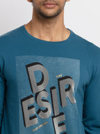 Mens Printed Full Sleeves T-shirt