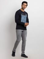 Mens Printed Round Neck Tshirt