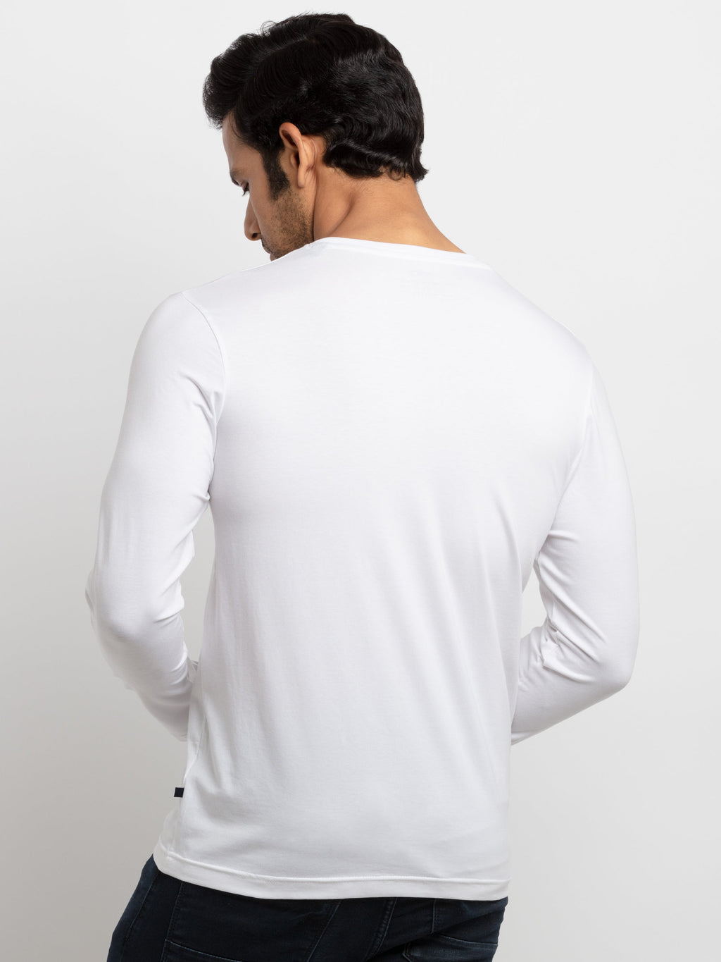 Mens Printed Full Sleeves T-shirt