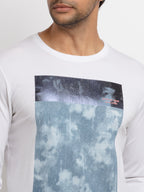 Mens Printed Full Sleeves T-shirt