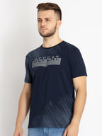 Mens Printed Round Neck T-shirt