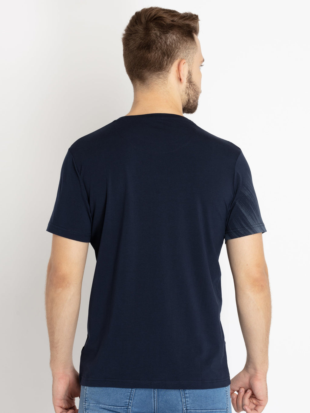 Mens Printed Round Neck T-shirt