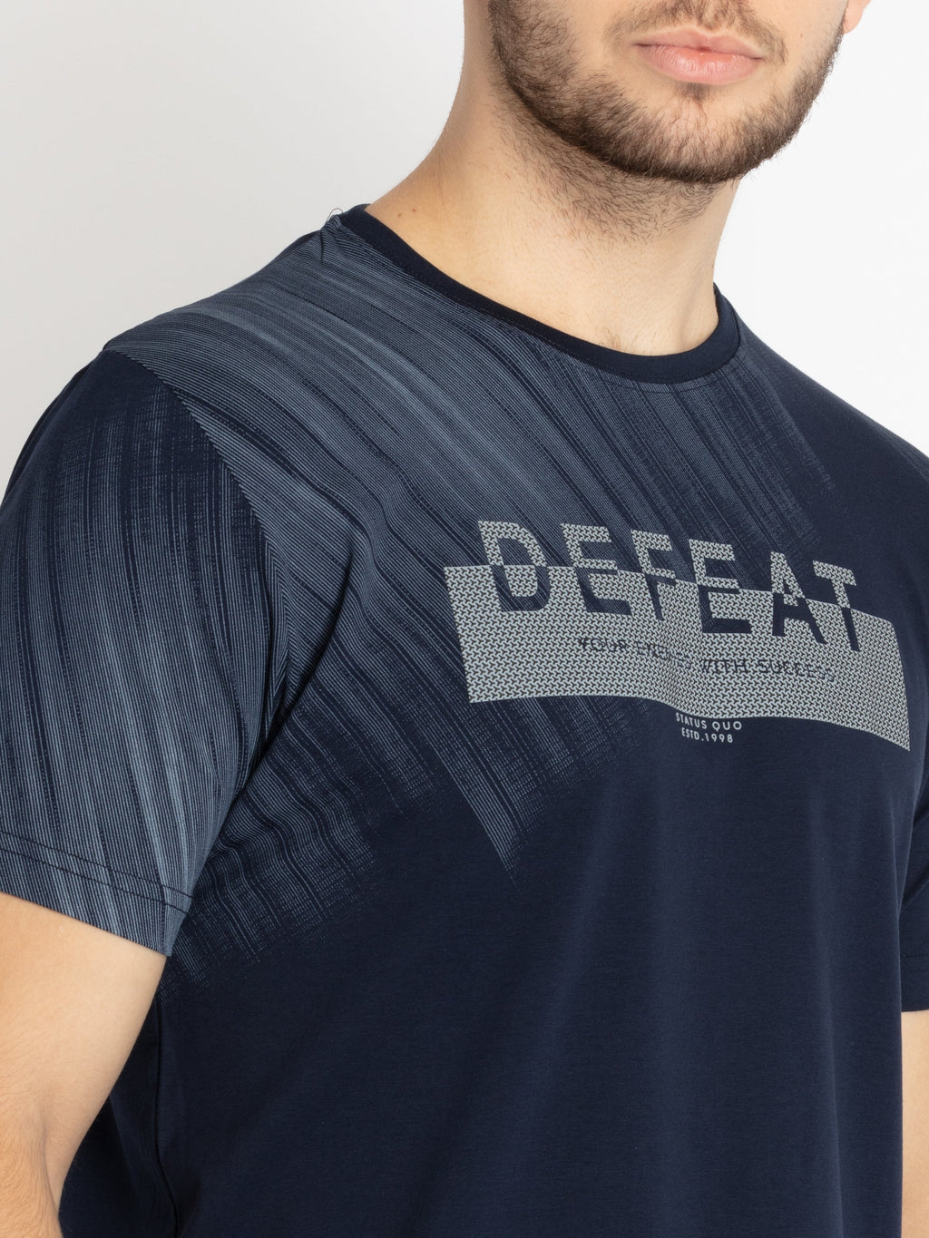 Mens Printed Round Neck T-shirt