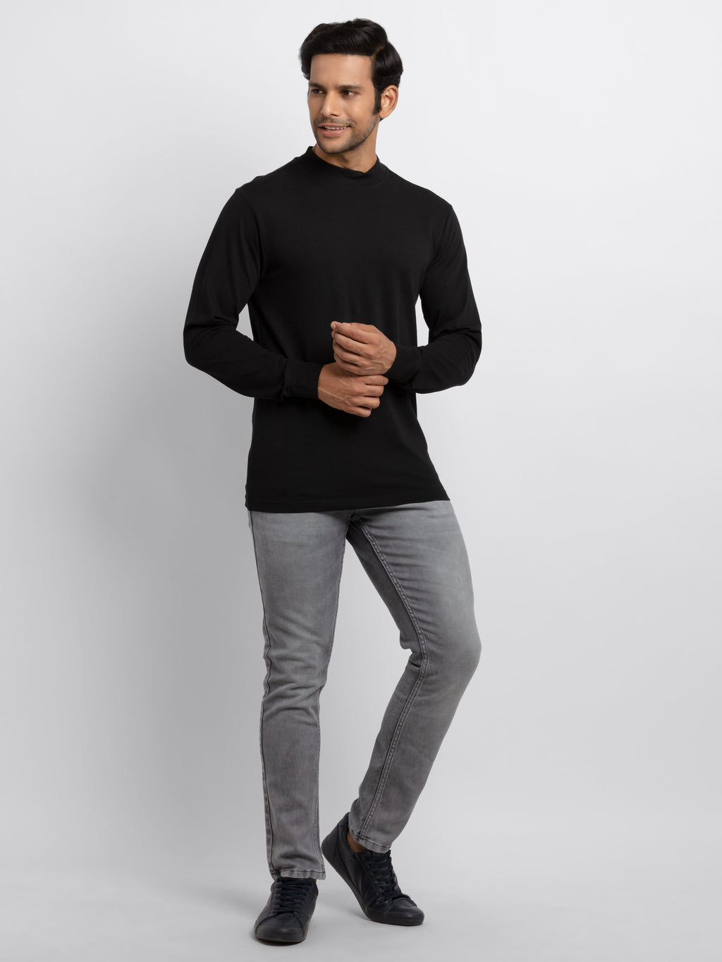 Mens Printed Full Sleeves T-shirt