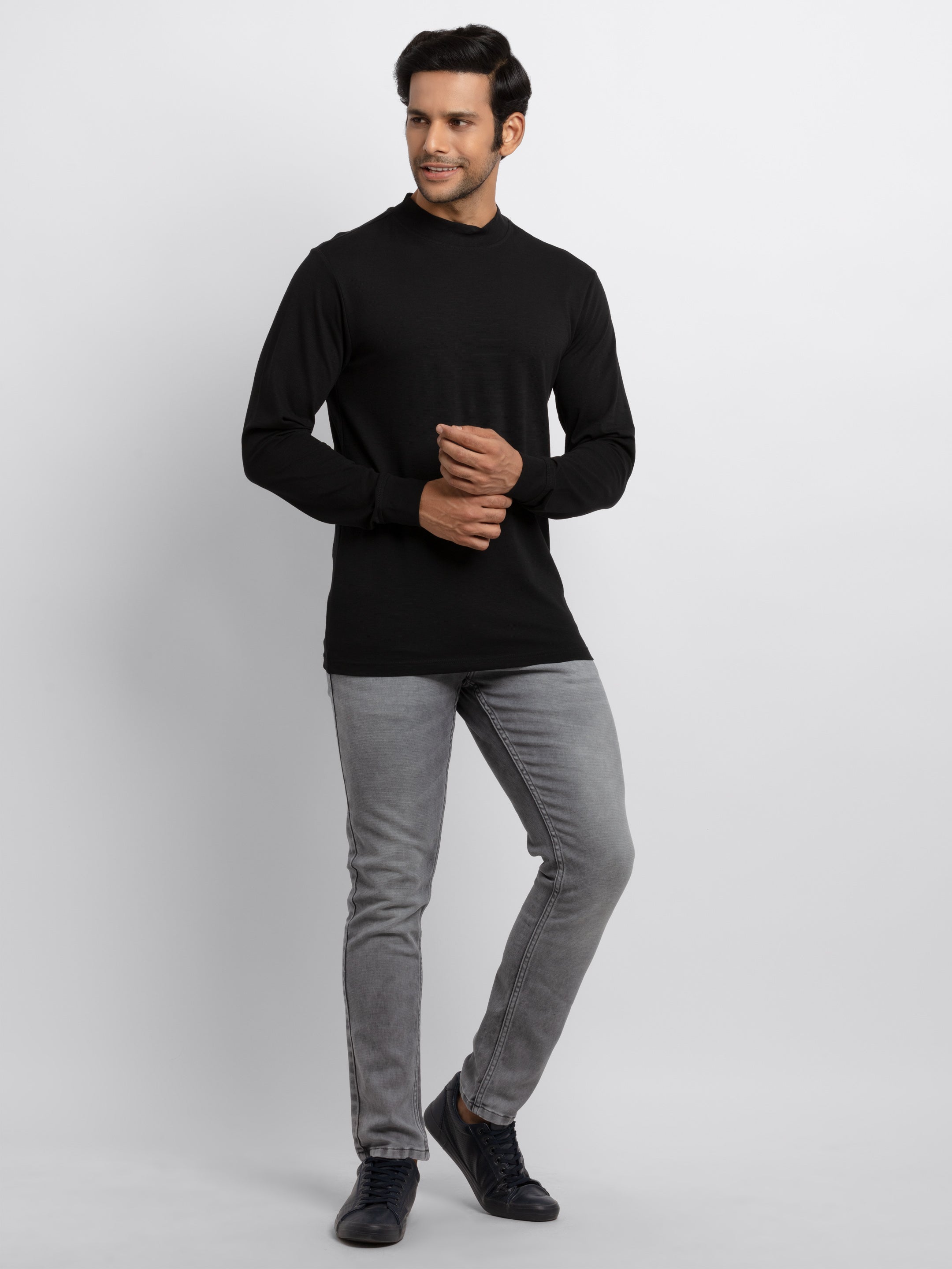 Mens Printed Full Sleeves T-shirt