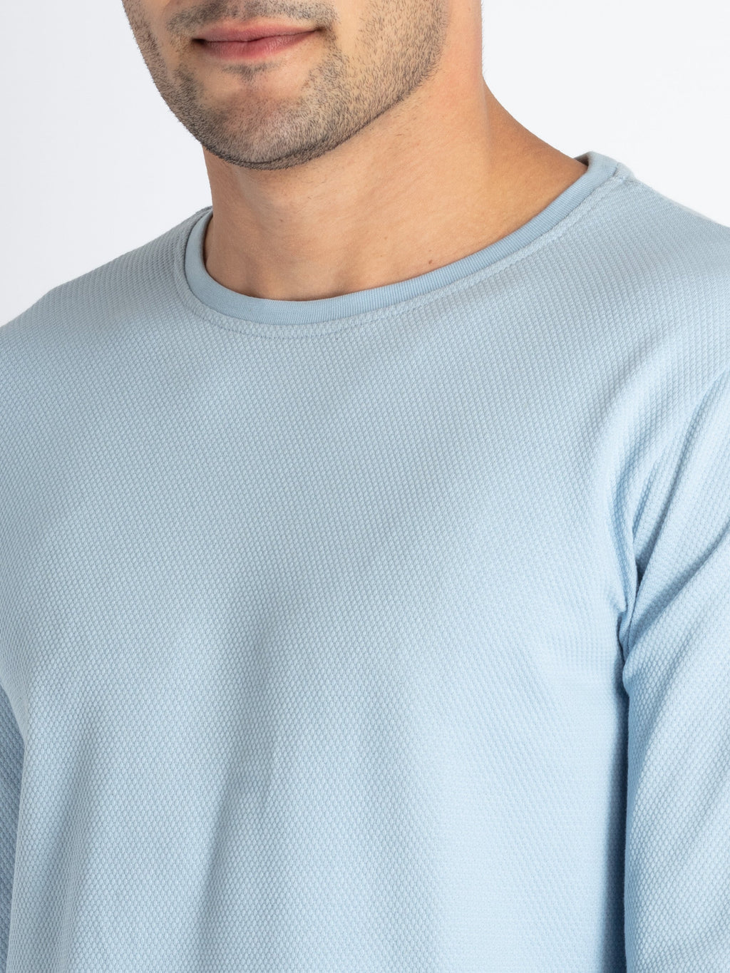 Mens Round Neck Full Sleeves T-Shirt