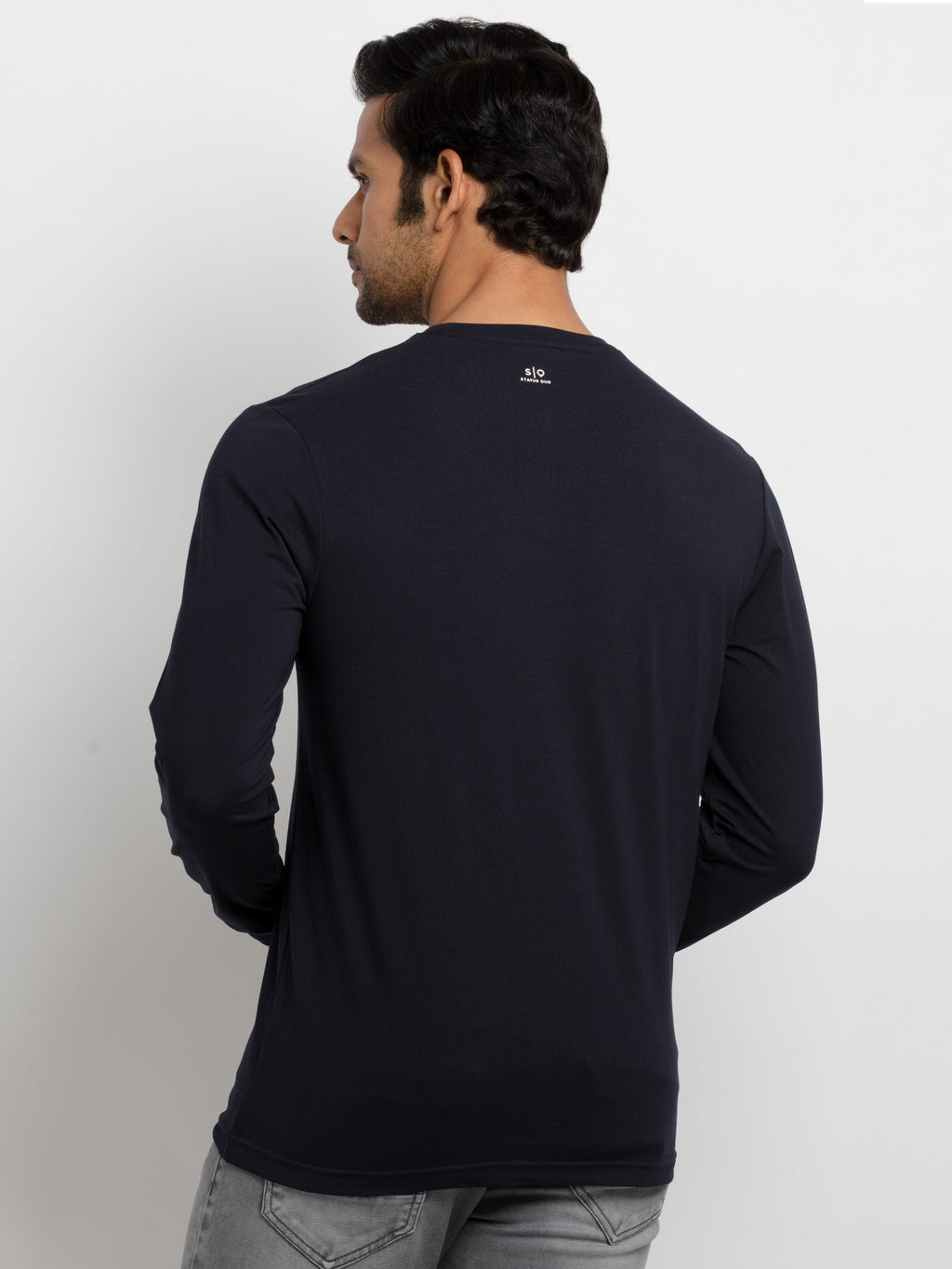 Mens Printed Full Sleeves T-shirt