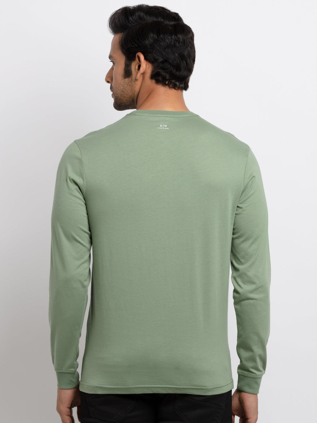 Mens Printed Full Sleeves T-shirt