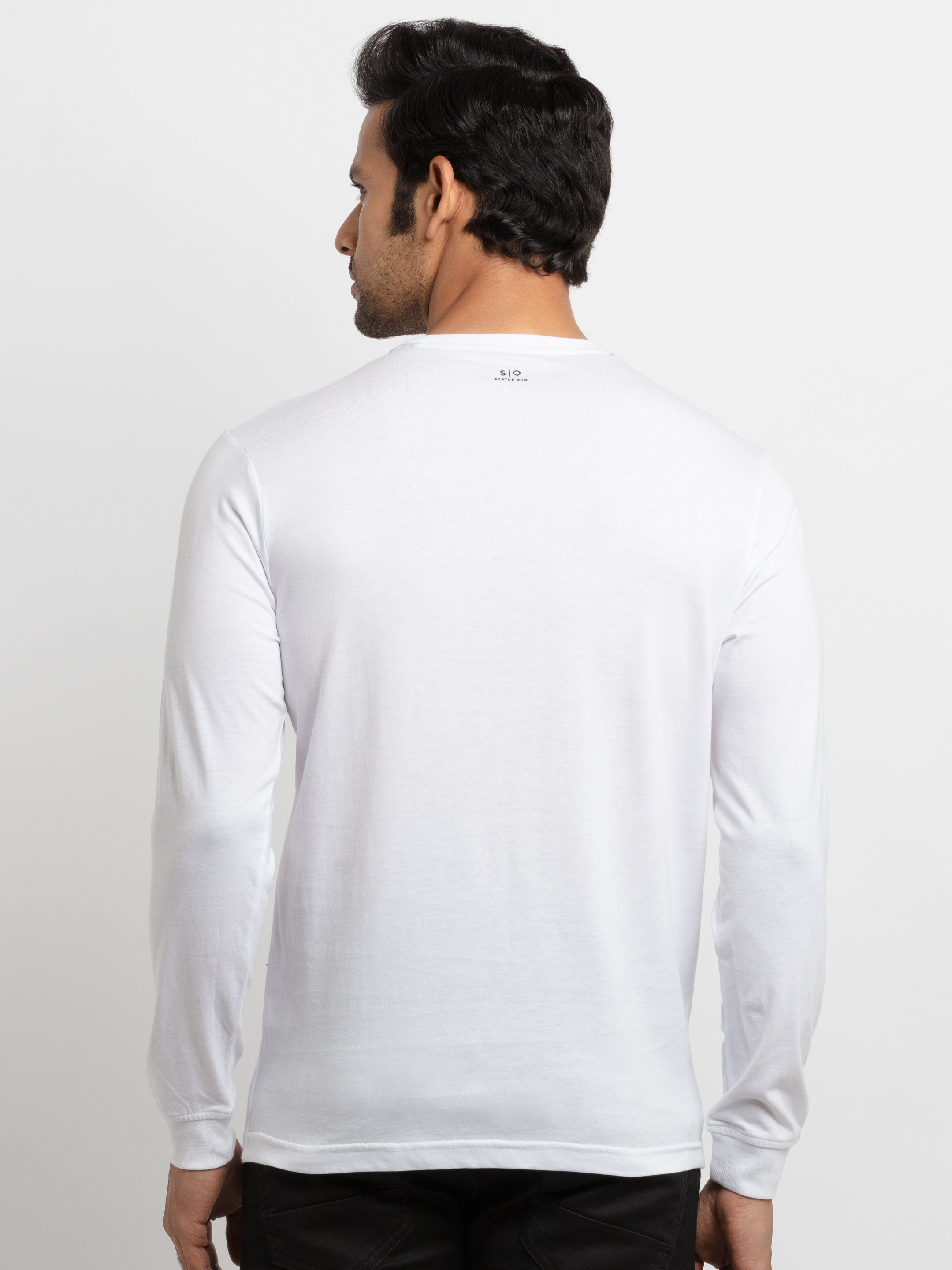 Mens Printed Full Sleeves T-shirt