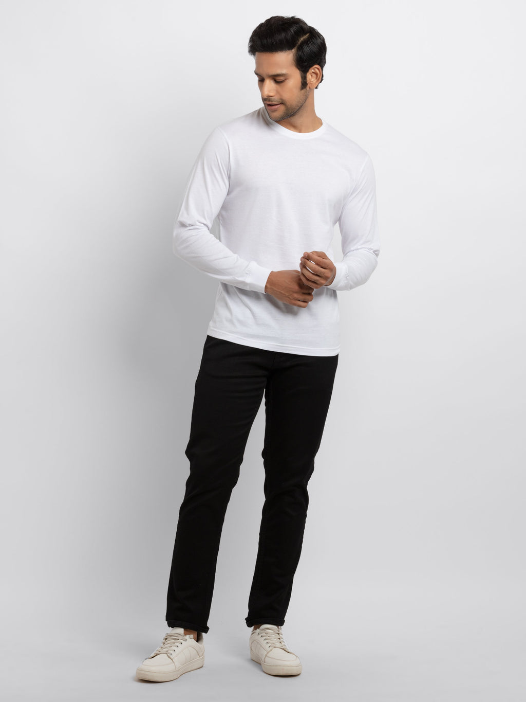 Mens Printed Full Sleeves T-shirt