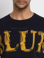 Mens Printed Round Neck Tshirt