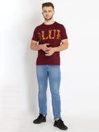 Mens Printed Round Neck T-shirt