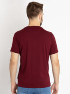 Mens Printed Round Neck T-shirt