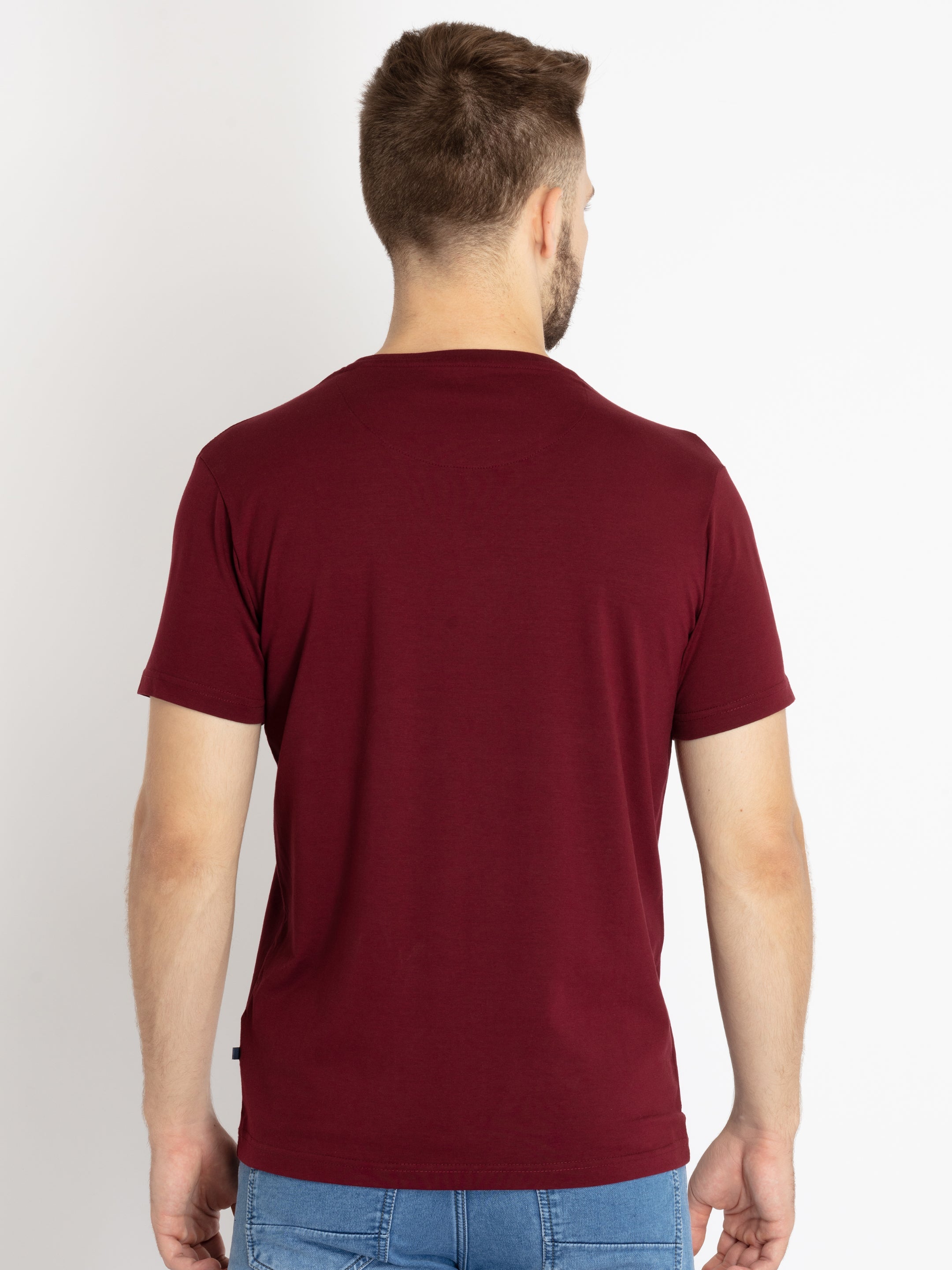 Mens Printed Round Neck T-shirt