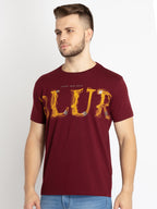 Mens Printed Round Neck T-shirt