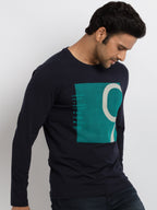 Mens Printed Full Sleeves T-shirt