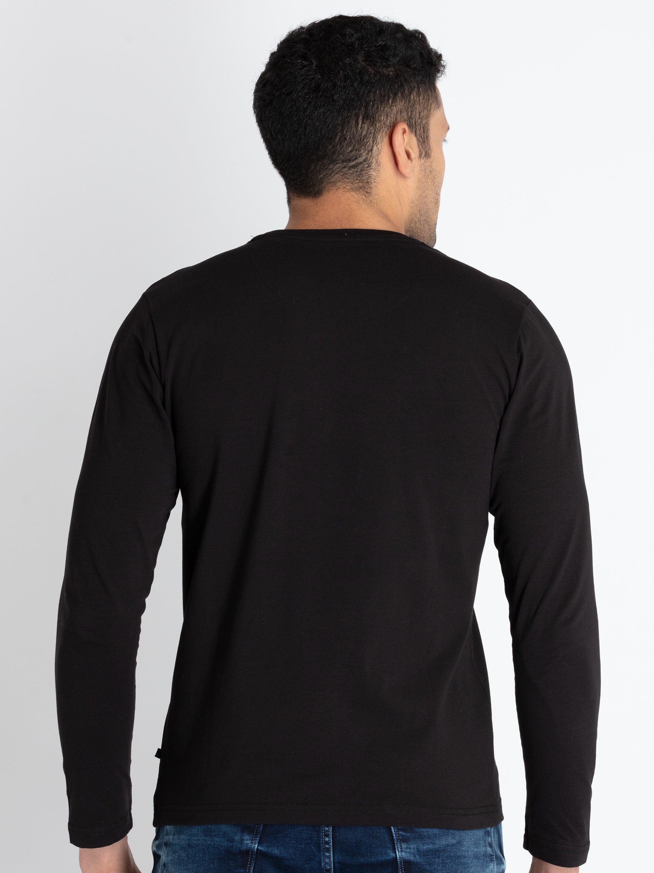 Mens Printed Round Neck T-Shirt
