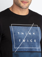 Mens Printed Round Neck T-Shirt