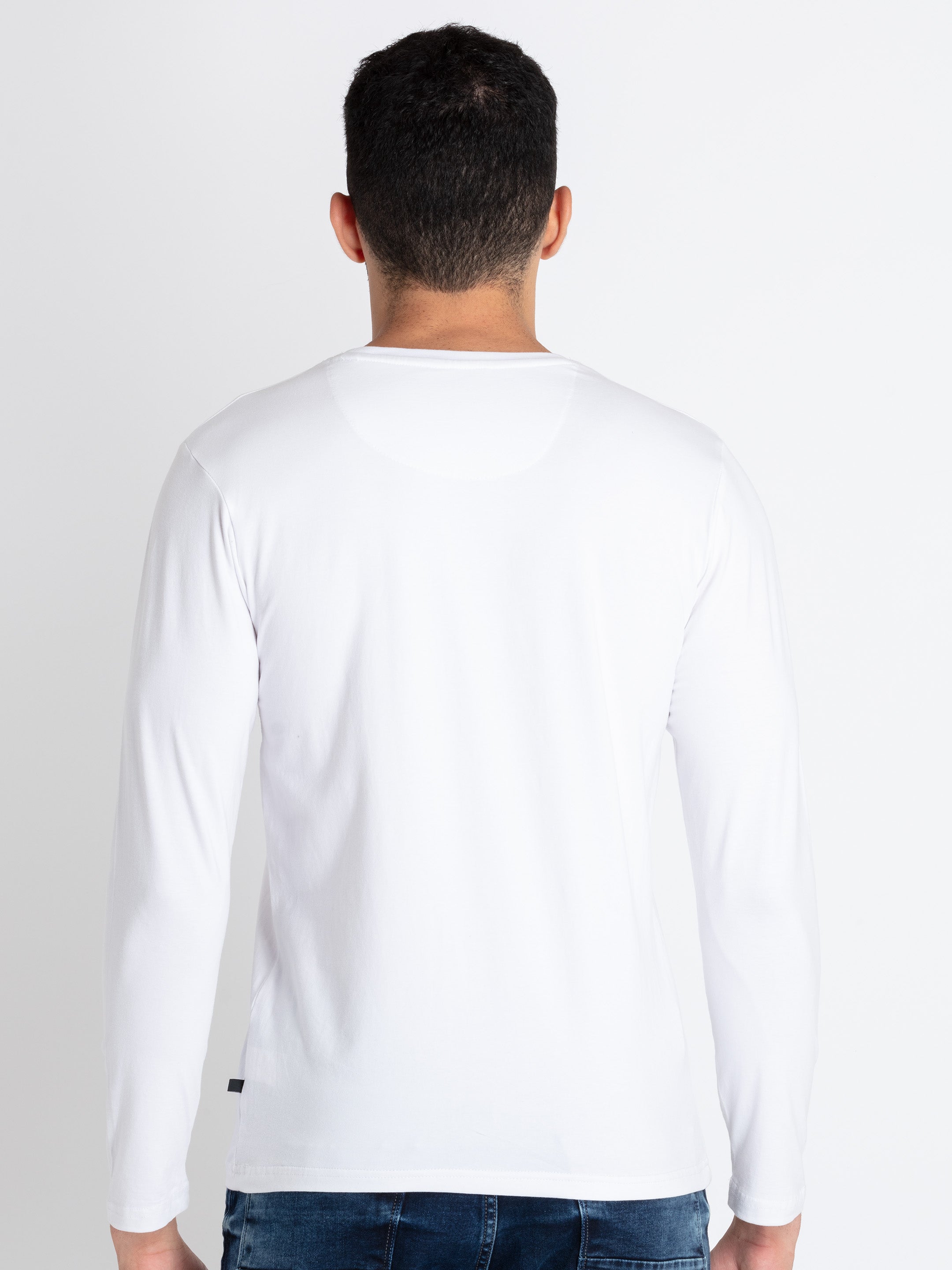 Mens Printed Round Neck T-Shirt
