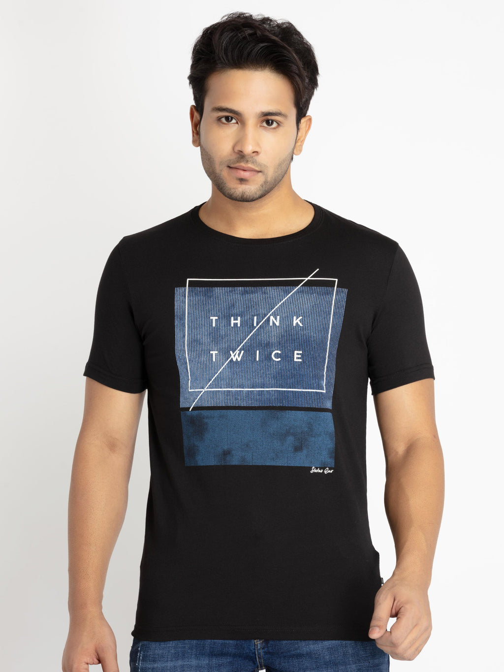Status Quo |Men's Solid T-shirt - S, M, L, XL, XXL